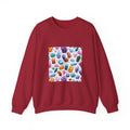 Pastel Crystal Friends Crewneck | Neutrals & Reds