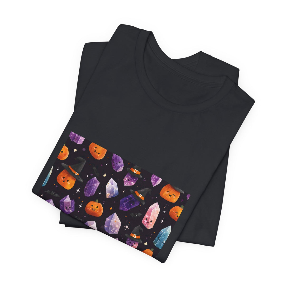 Halloween Crystal Party T-Shirt | Dark Neutrals & Reds