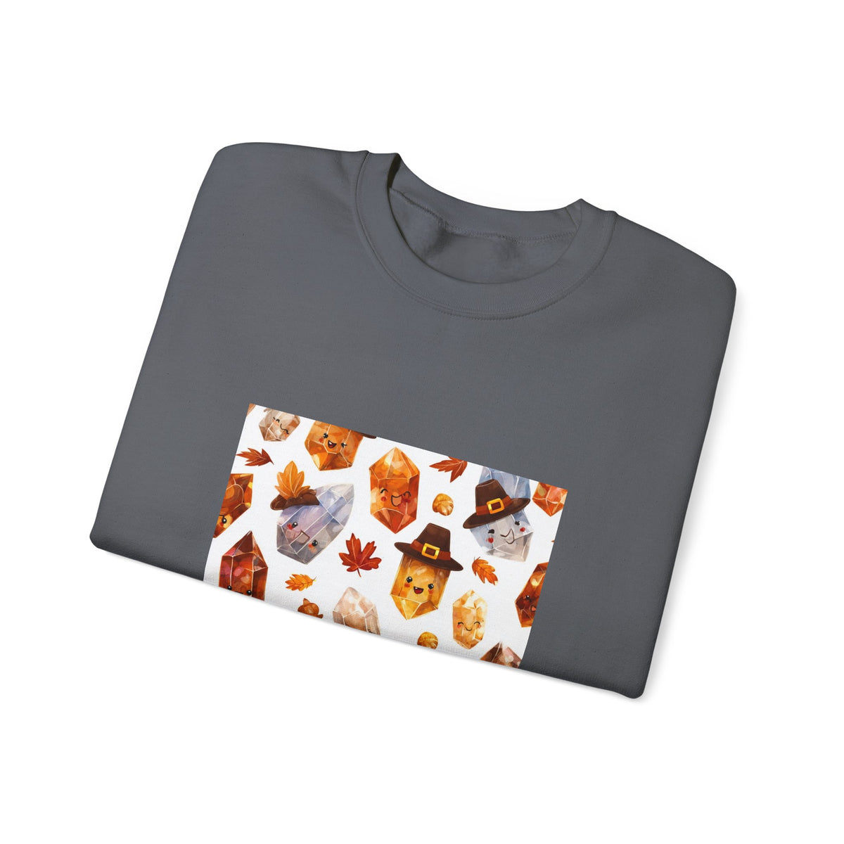 Thanksgiving Crystal Harvest Crewneck | Neutrals & Reds