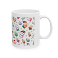 Pastel Christmas Crystal Friends White Mug