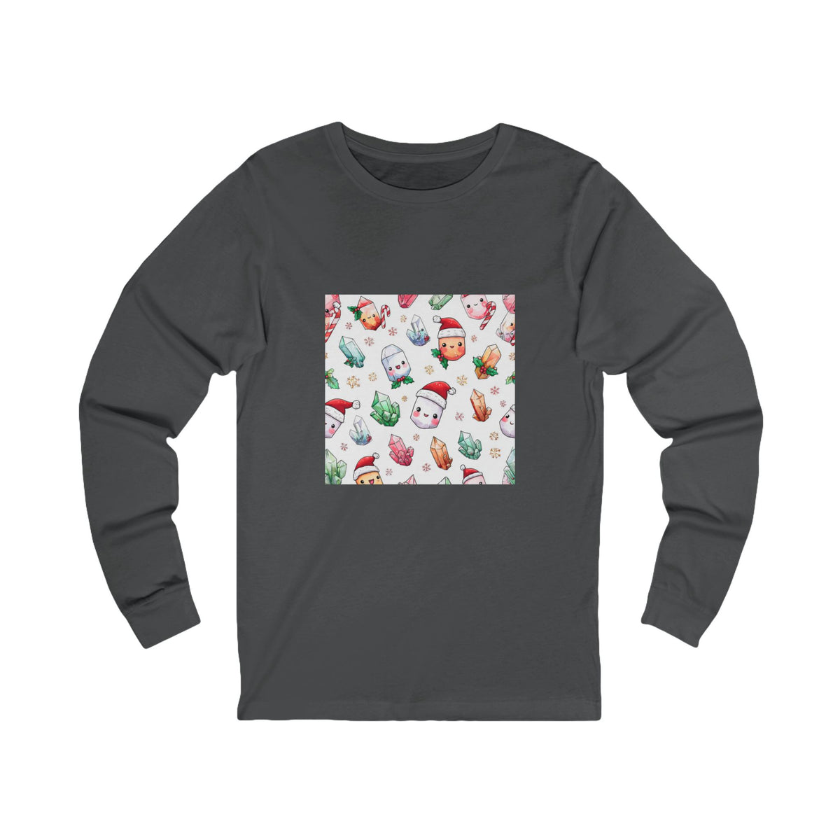 Pastel Christmas Crystal Friends Long Sleeve T-Shirt