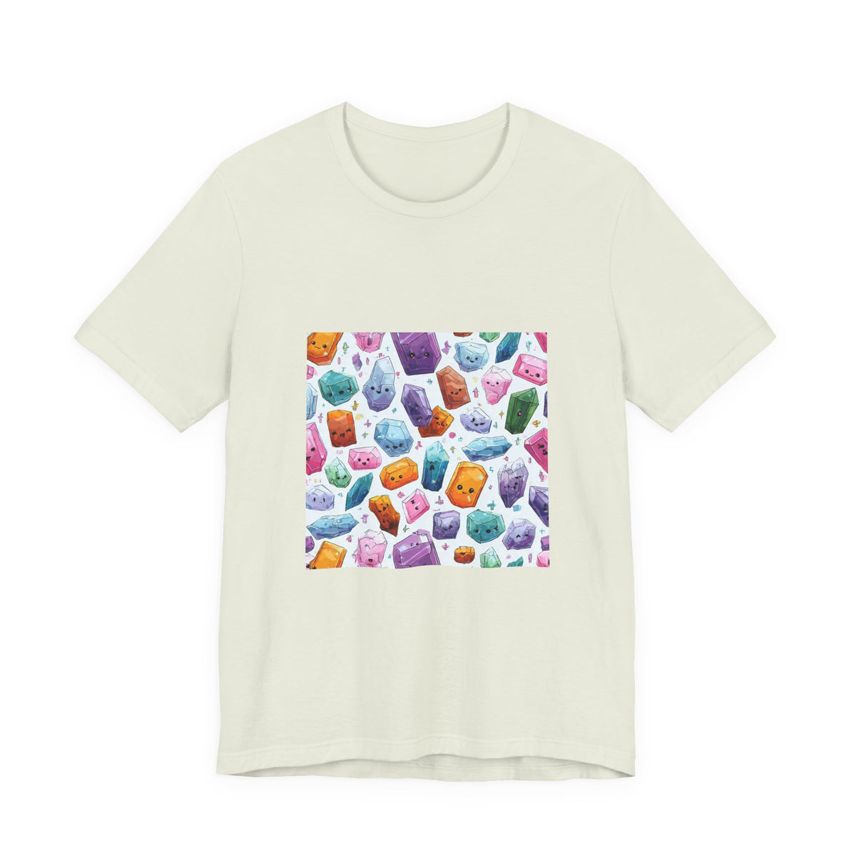 Pastel Crystal Friends T-Shirt | Golds, Mints & Teal