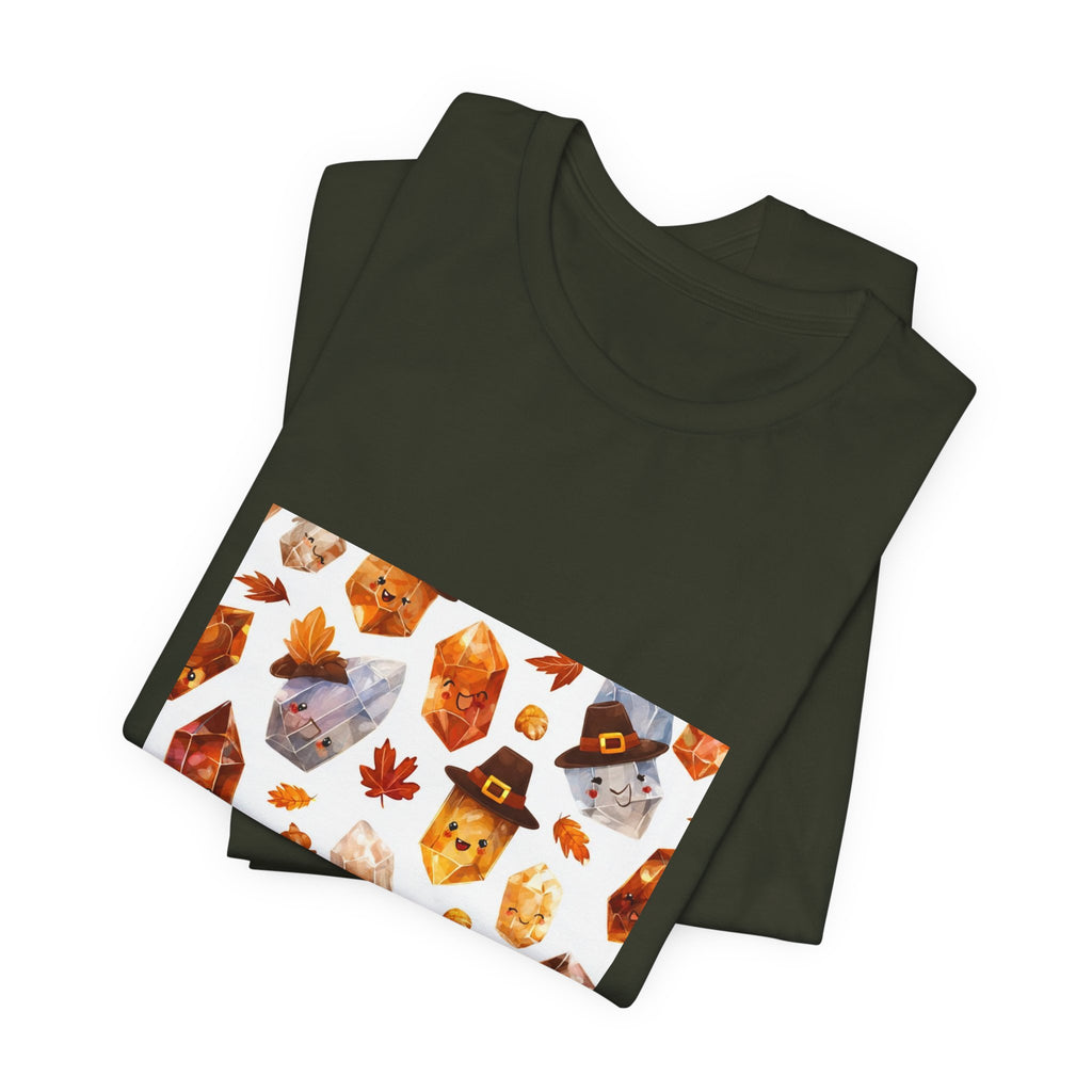 Thanksgiving Crystal Harvest T-Shirt | Greens