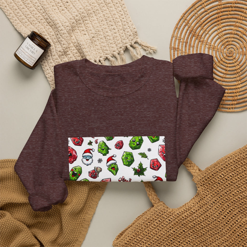 Christmas Crystal Cheer Crewneck | Earth Tones & Brights