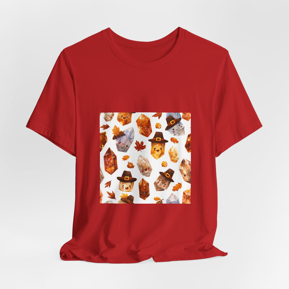 Thanksgiving Crystal Harvest T-Shirt | Dark Neutrals & Reds