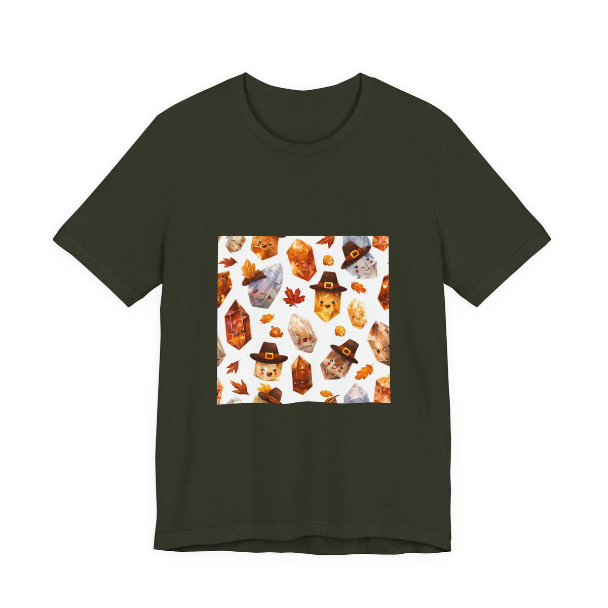 Thanksgiving Crystal Harvest T-Shirt | Greens