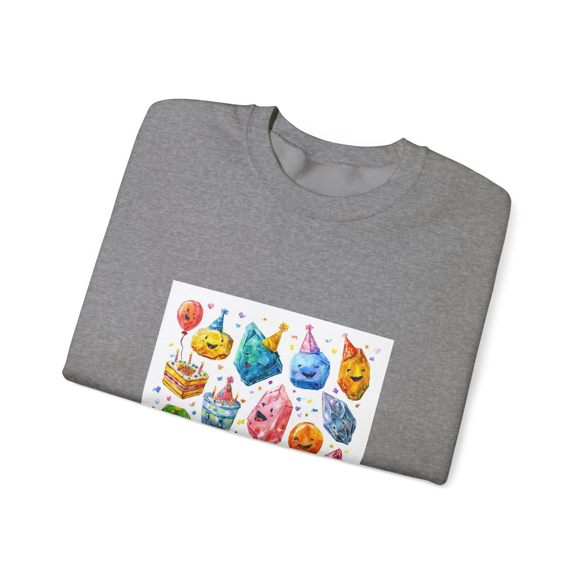 Crystal Birthday Party Crewneck | Neutrals & Reds