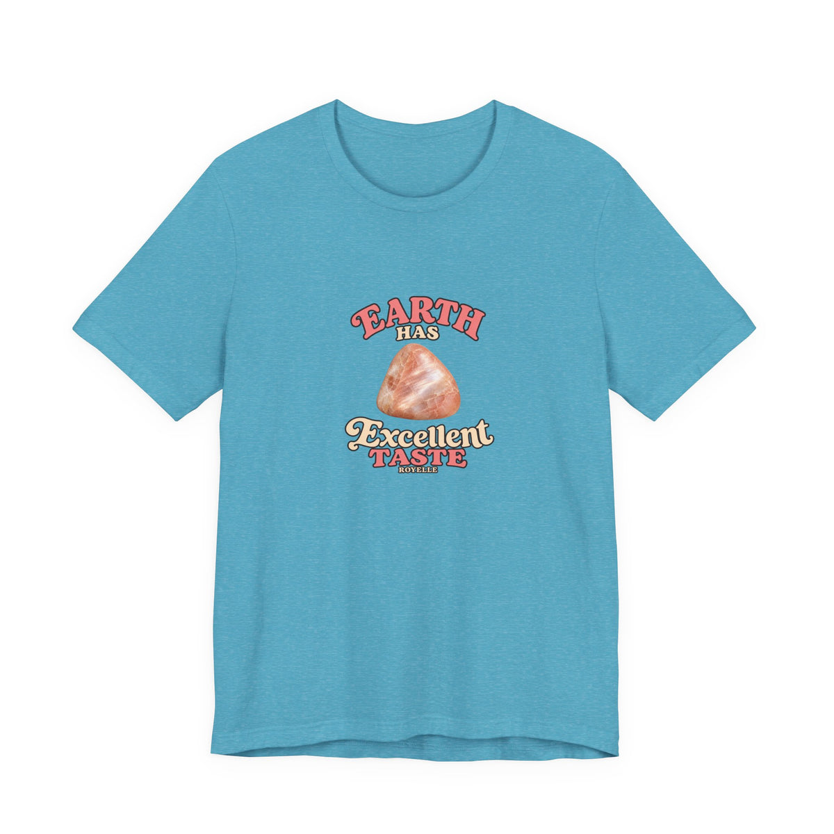 Earth Has Excellent Taste — Peach Moonstone Tee | Forest & Ocean