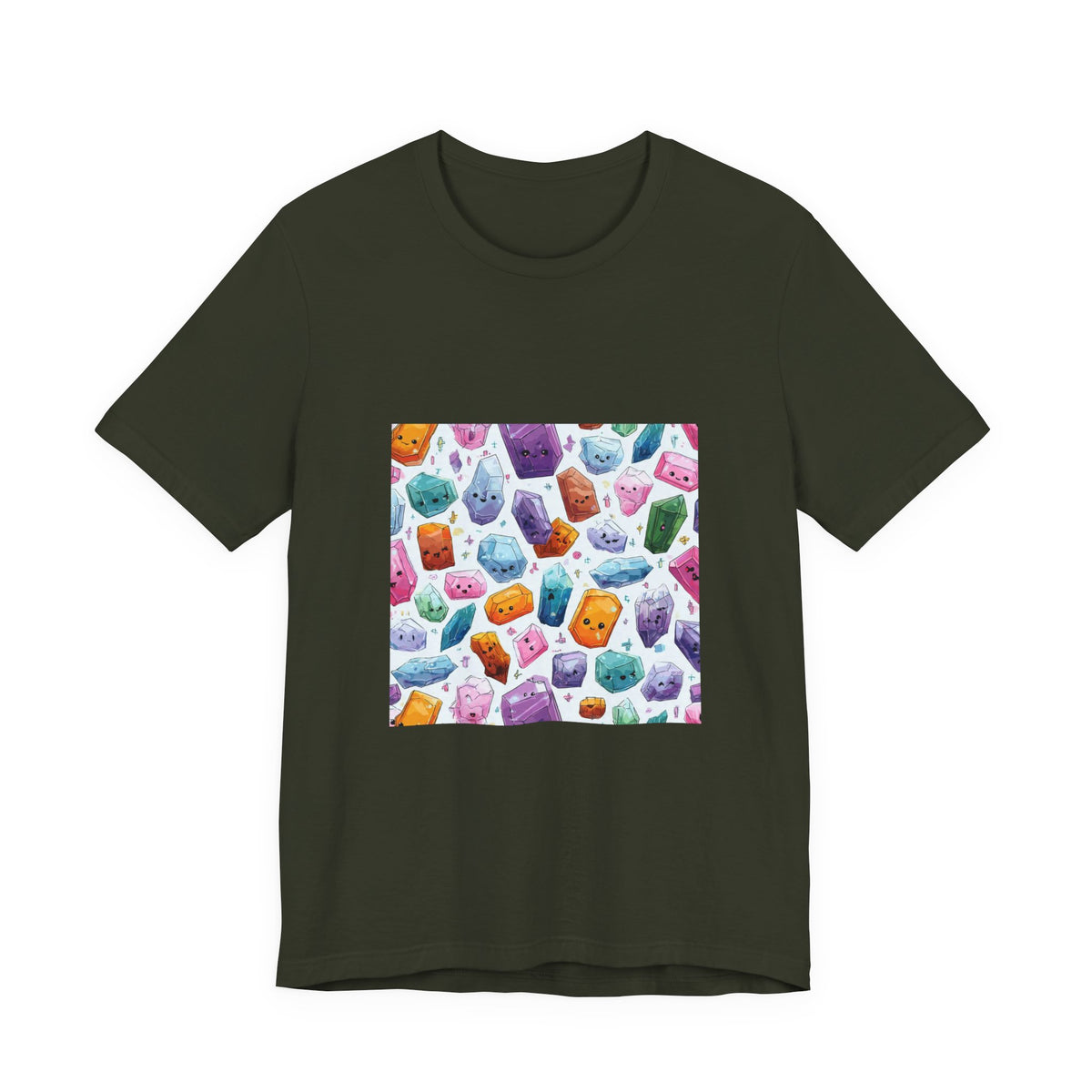 Pastel Crystal Friends T-Shirt | Greens