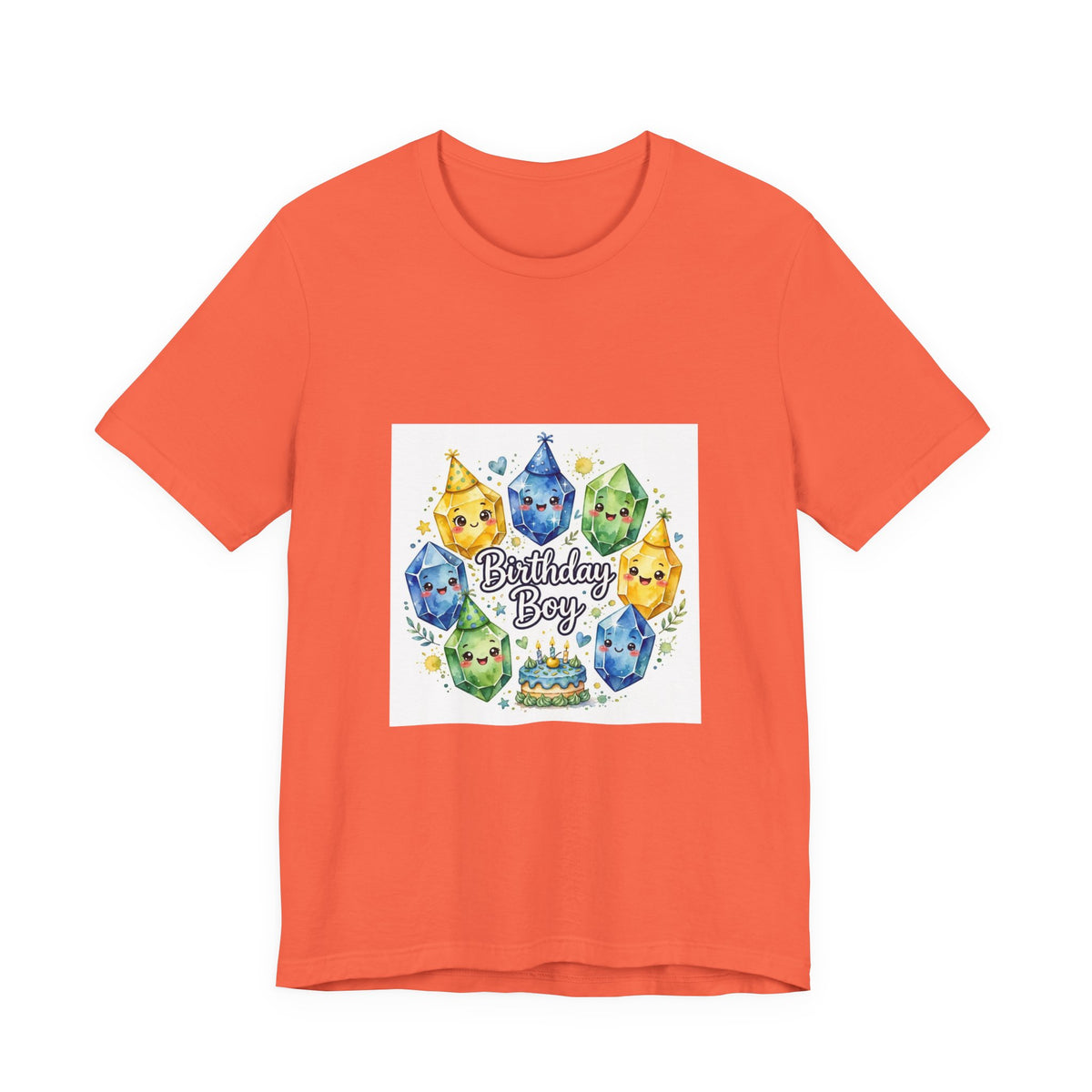 Birthday Boy Crystal Party T-Shirt | Pinks & Orchid