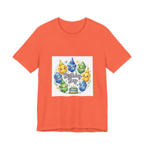 Birthday Boy Crystal Party T-Shirt | Pinks & Orchid