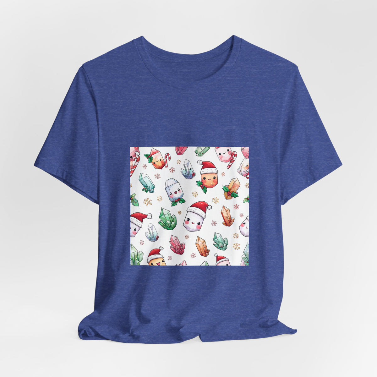 Pastel Christmas Crystal Friends T-Shirt | Royal, Navy & Purple