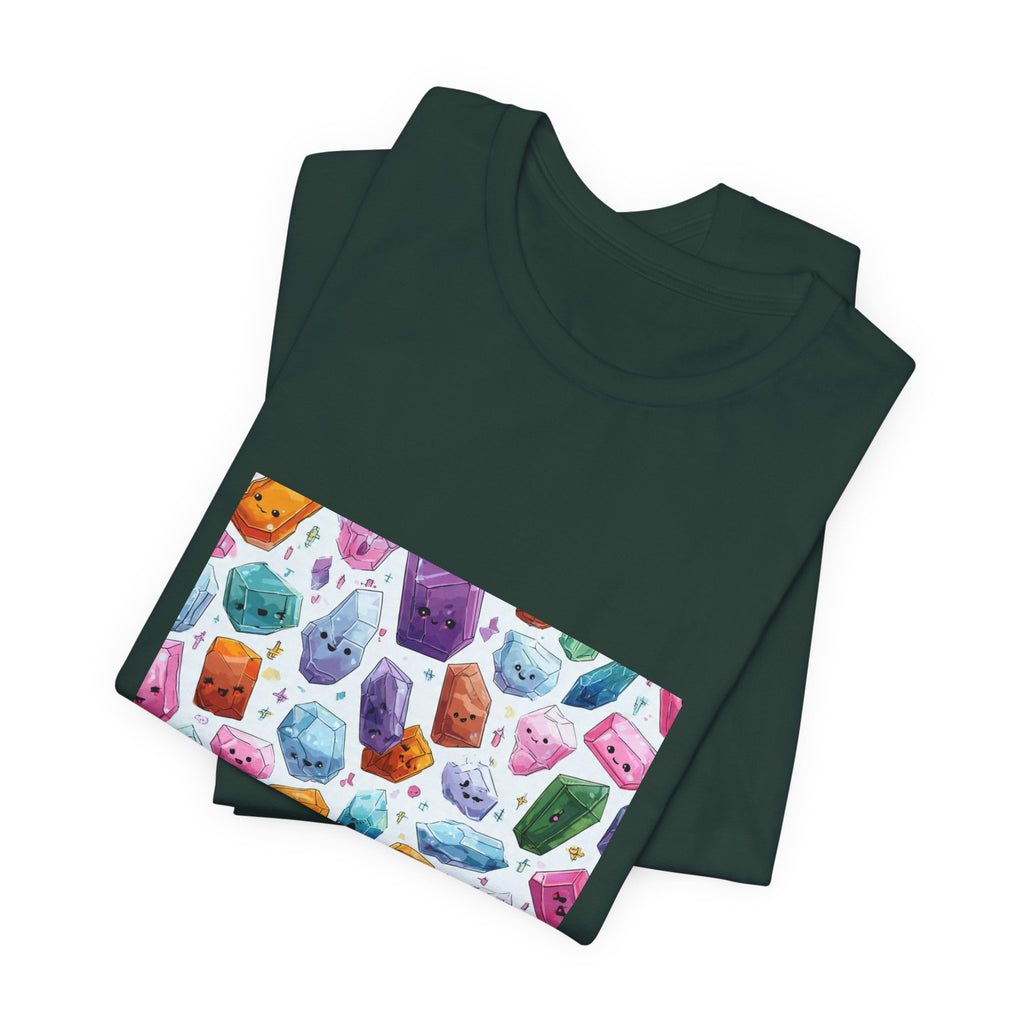 Pastel Crystal Friends T-Shirt | Forest & Ocean