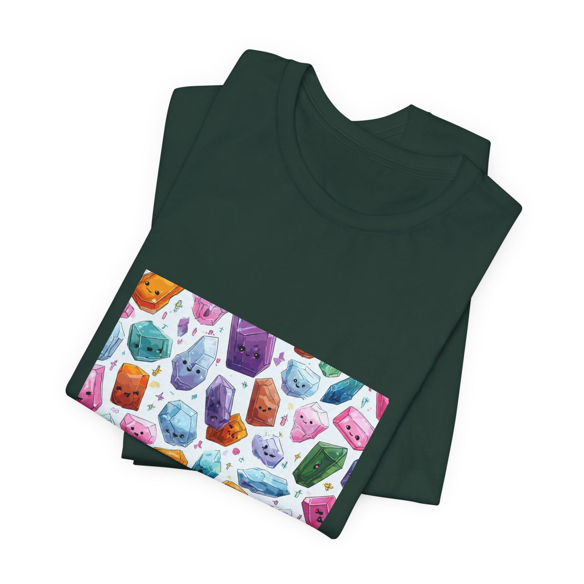 Pastel Crystal Friends T-Shirt | Forest & Ocean
