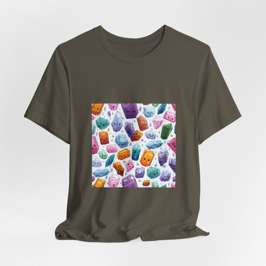 Pastel Crystal Friends T-Shirt | Greens