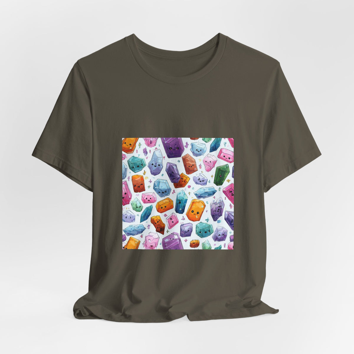 Pastel Crystal Friends T-Shirt | Greens
