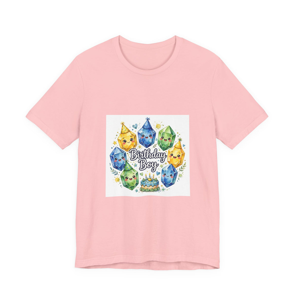 Birthday Boy Crystal Party T-Shirt | Pinks & Orchid