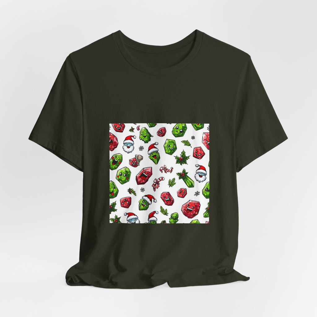 Christmas Crystal Cheer T-Shirt | Greens