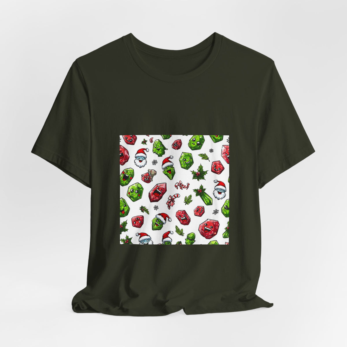 Christmas Crystal Cheer T-Shirt | Greens