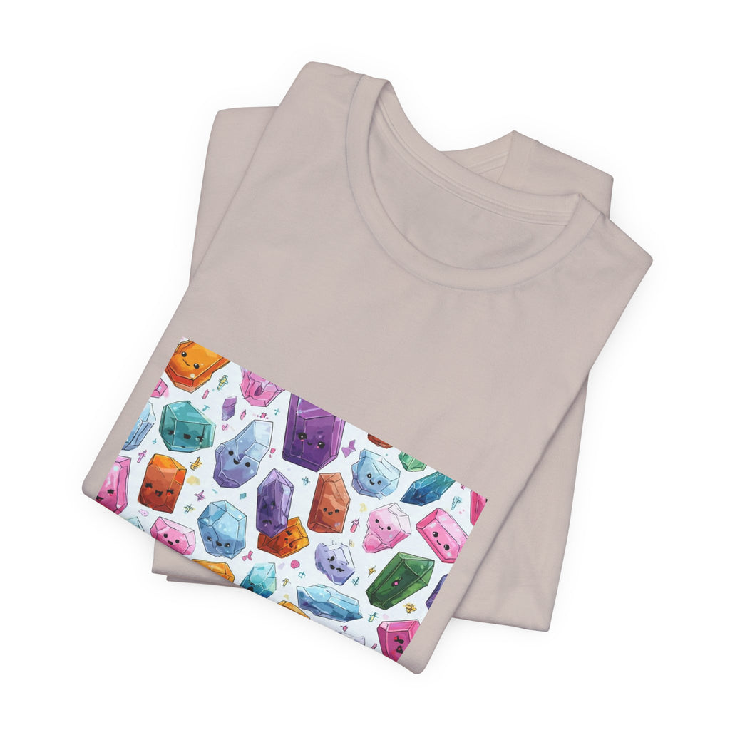 Pastel Crystal Friends T-Shirt | Light Neutrals