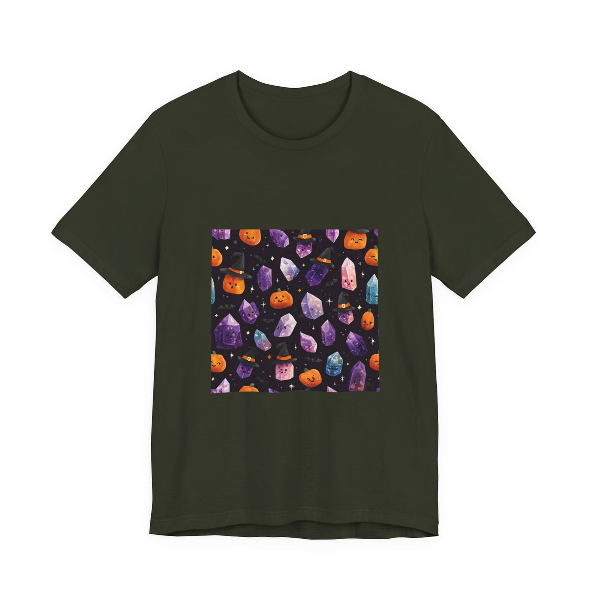 Halloween Crystal Party T-Shirt | Greens