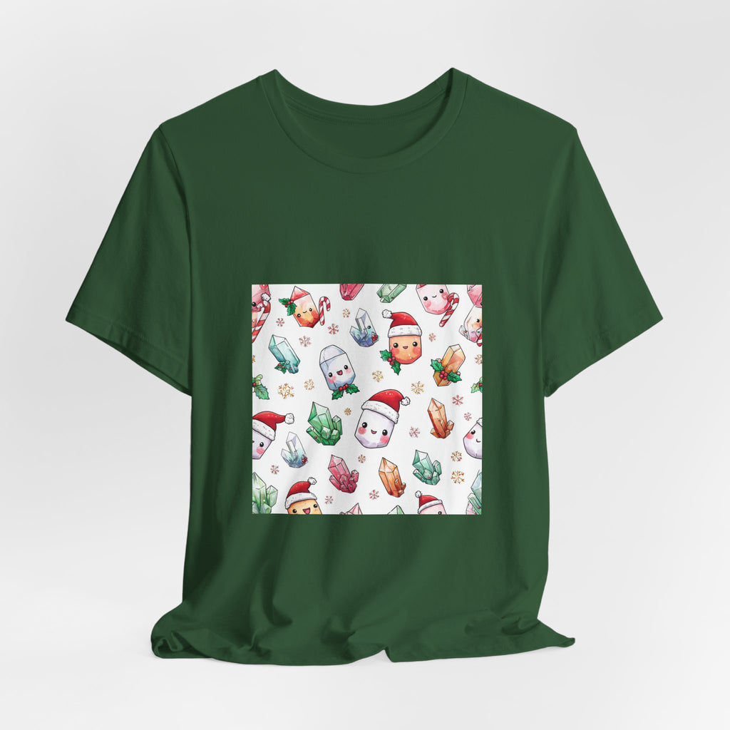 Pastel Christmas Crystal Friends T-Shirt | Forest & Ocean