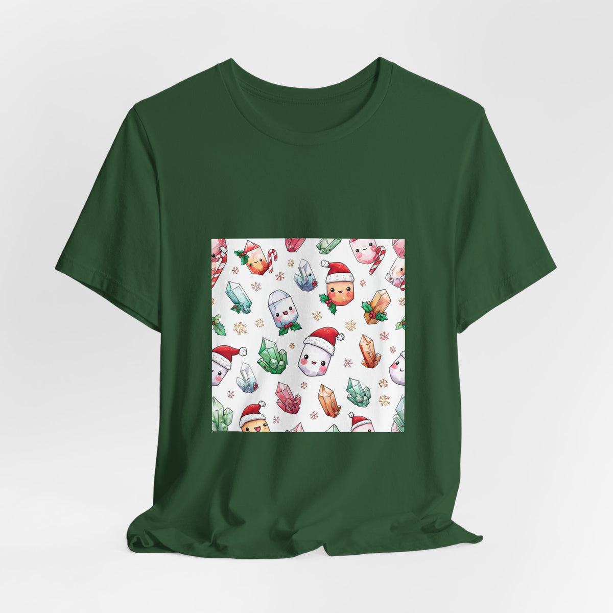 Pastel Christmas Crystal Friends T-Shirt | Forest & Ocean
