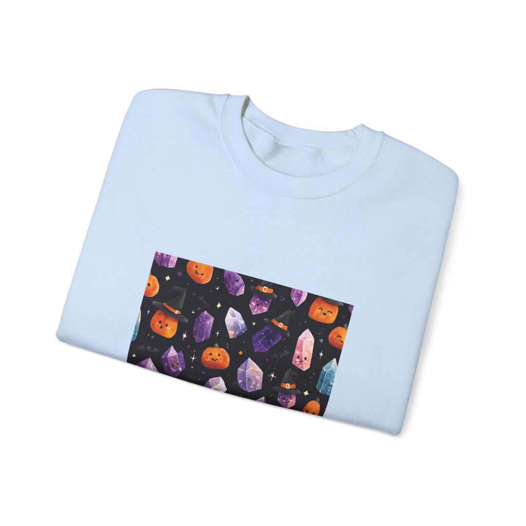 Halloween Crystal Party Crewneck | Blues, Purples & Pinks