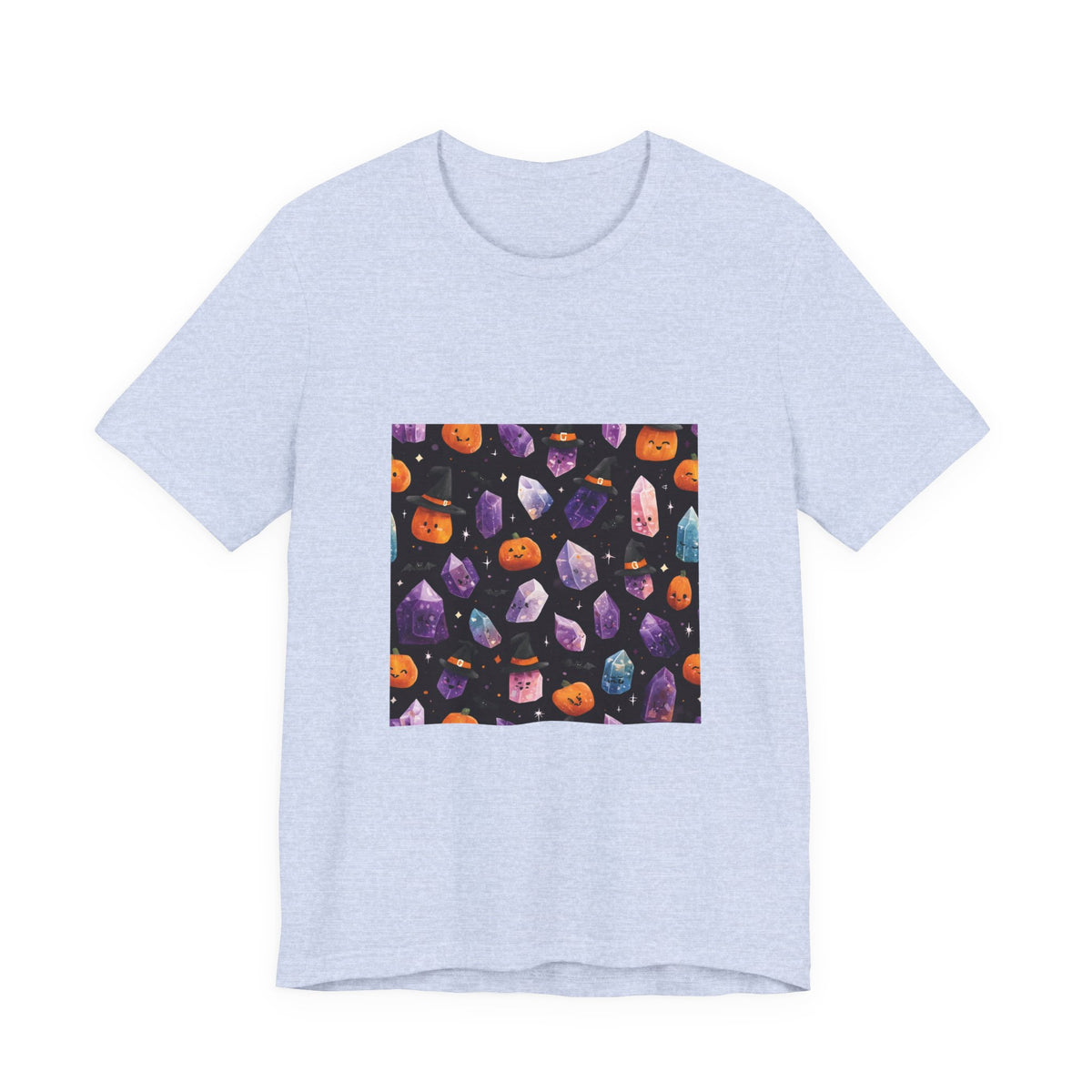 Halloween Crystal Party T-Shirt | Soft Blues