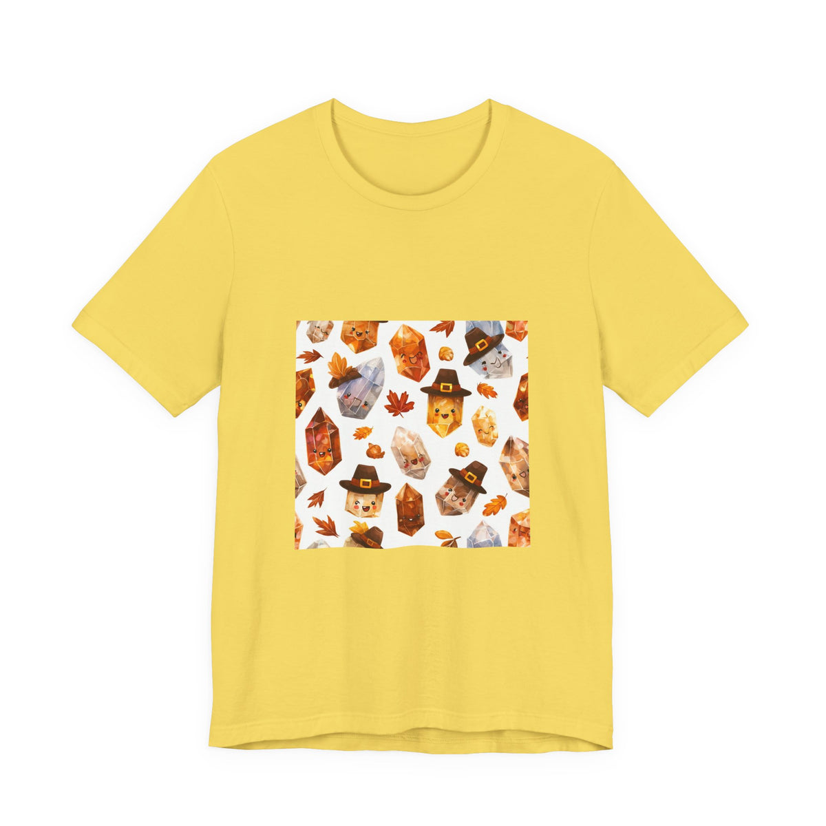 Thanksgiving Crystal Harvest T-Shirt | Golds, Mints & Teal