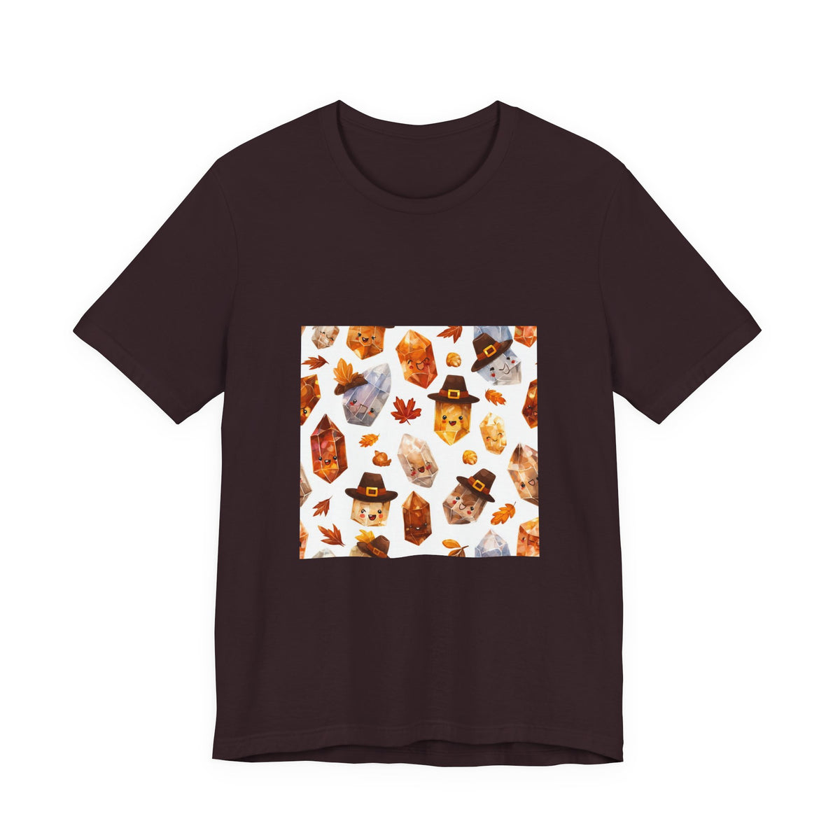 Thanksgiving Crystal Harvest T-Shirt | Dark Neutrals & Reds