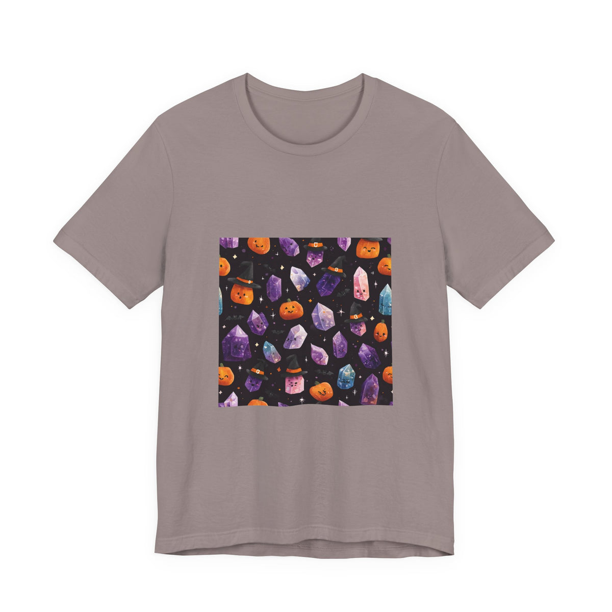 Halloween Crystal Party T-Shirt | Sandy Neutrals & Oranges