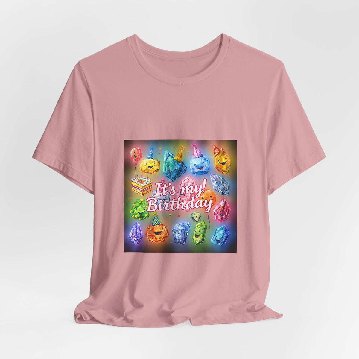 It's My Birthday Crystal Party T-Shirt | Pinks & Orchid