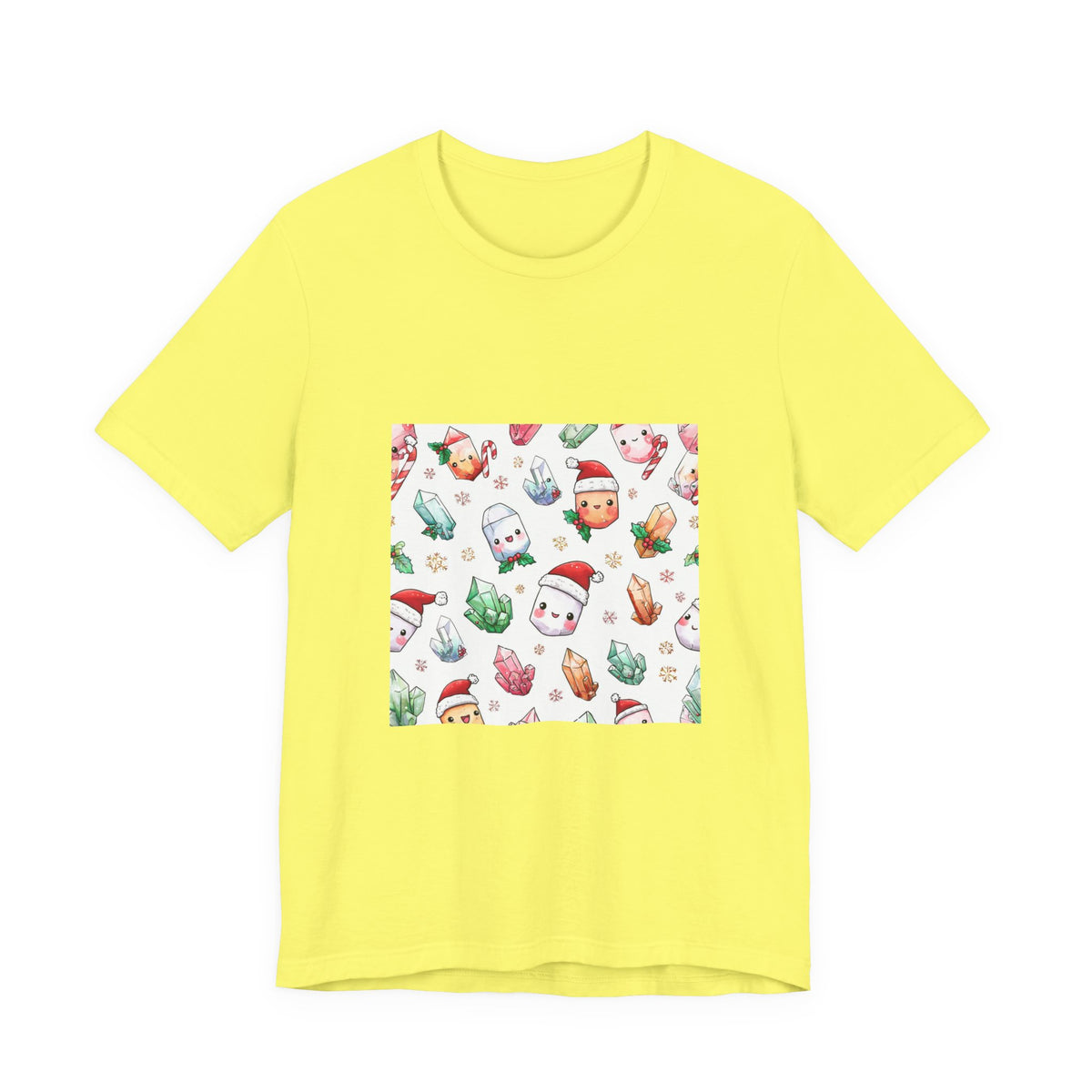 Pastel Christmas Crystal Friends T-Shirt | Golds, Mints & Teal