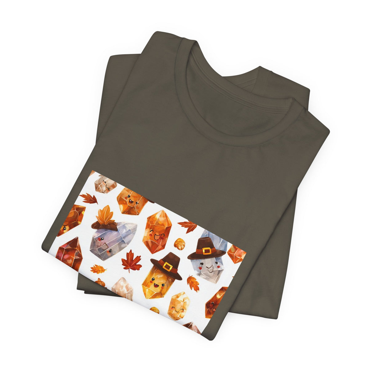 Thanksgiving Crystal Harvest T-Shirt | Greens