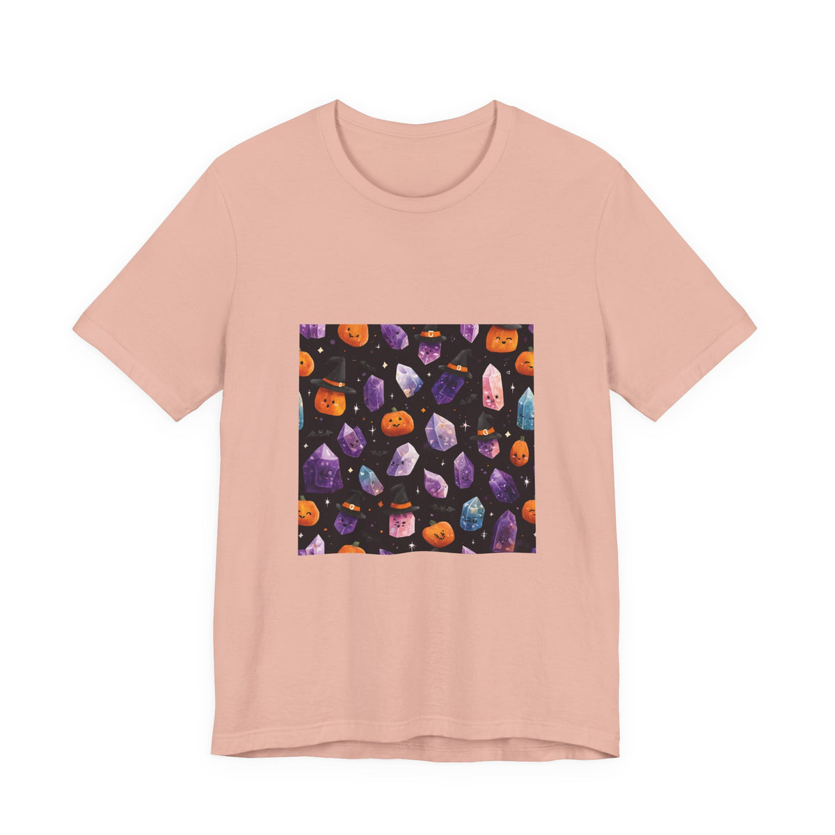 Halloween Crystal Party T-Shirt | Peach & Sunset
