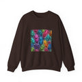 Colorful Crystal Characters Crewneck | Earth Tones & Brights