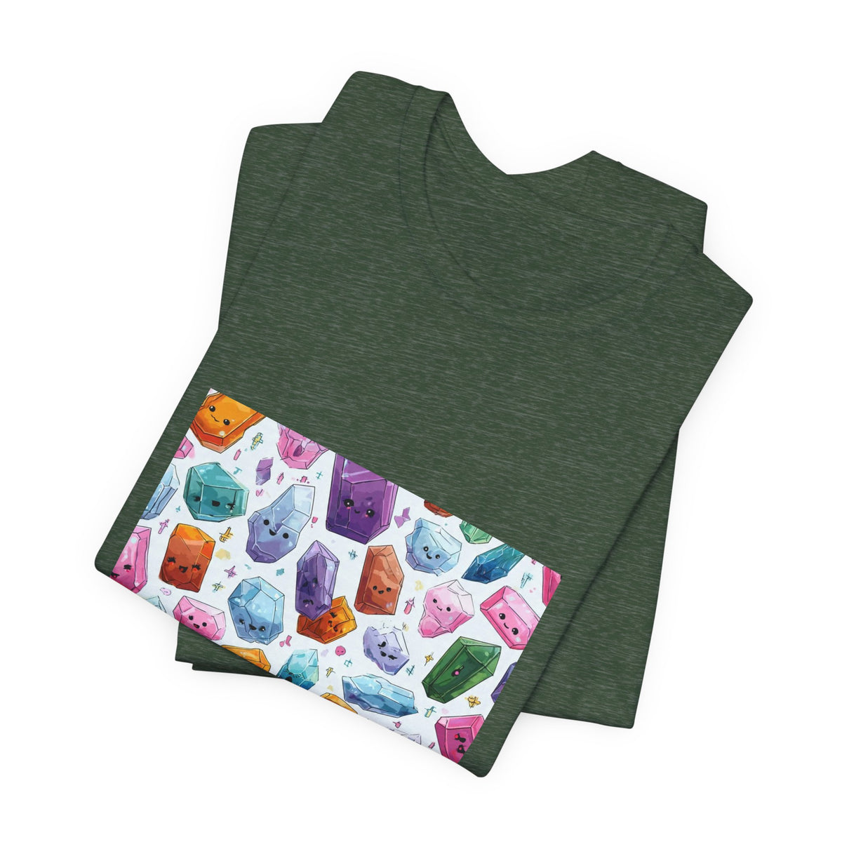 Pastel Crystal Friends T-Shirt | Forest & Ocean