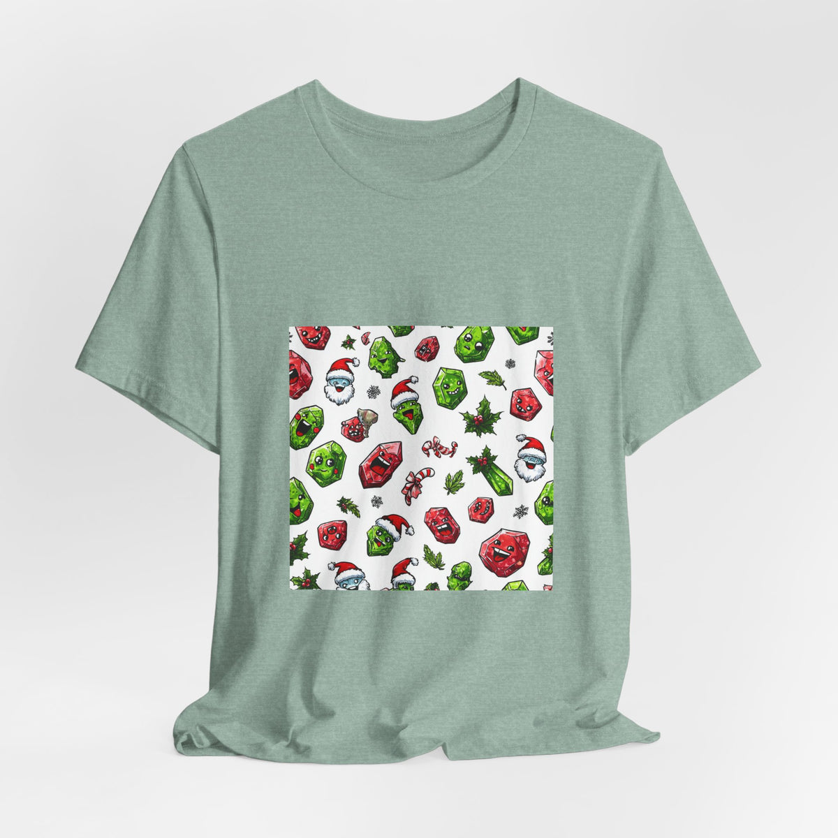 Christmas Crystal Cheer T-Shirt | Soft Blues