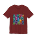 Colorful Crystal Characters T-Shirt | Earthy Reds & Browns