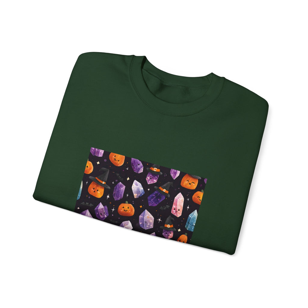 Halloween Crystal Party Crewneck | Blues, Purples & Pinks