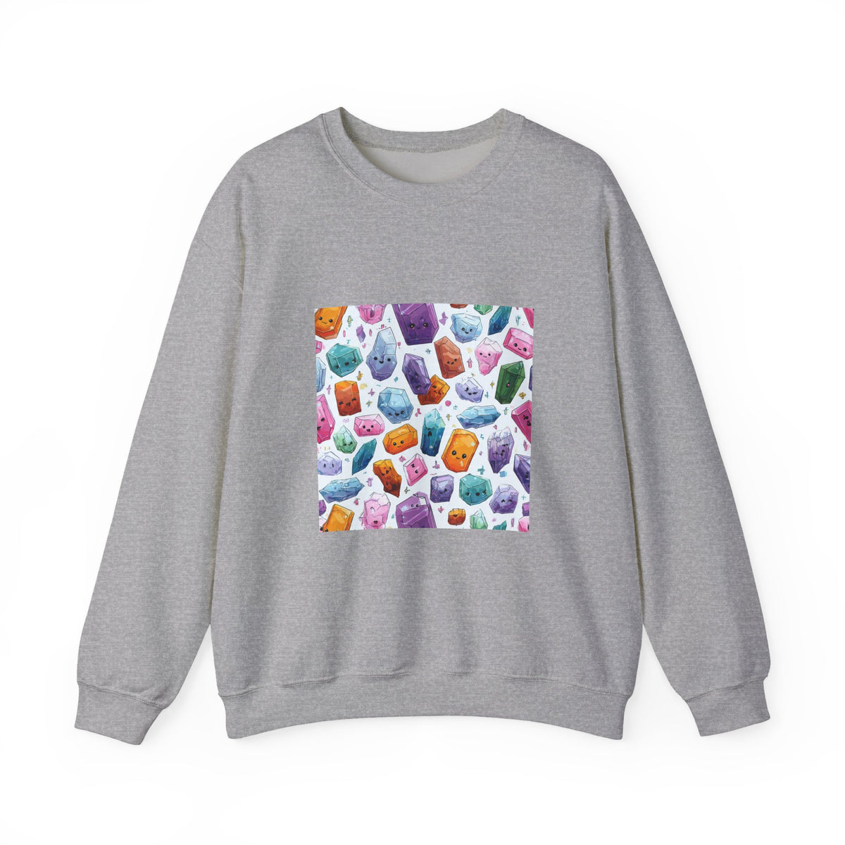 Pastel Crystal Friends Crewneck | Neutrals & Reds