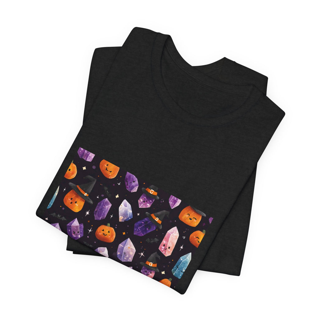 Halloween Crystal Party T-Shirt | Dark Neutrals & Reds