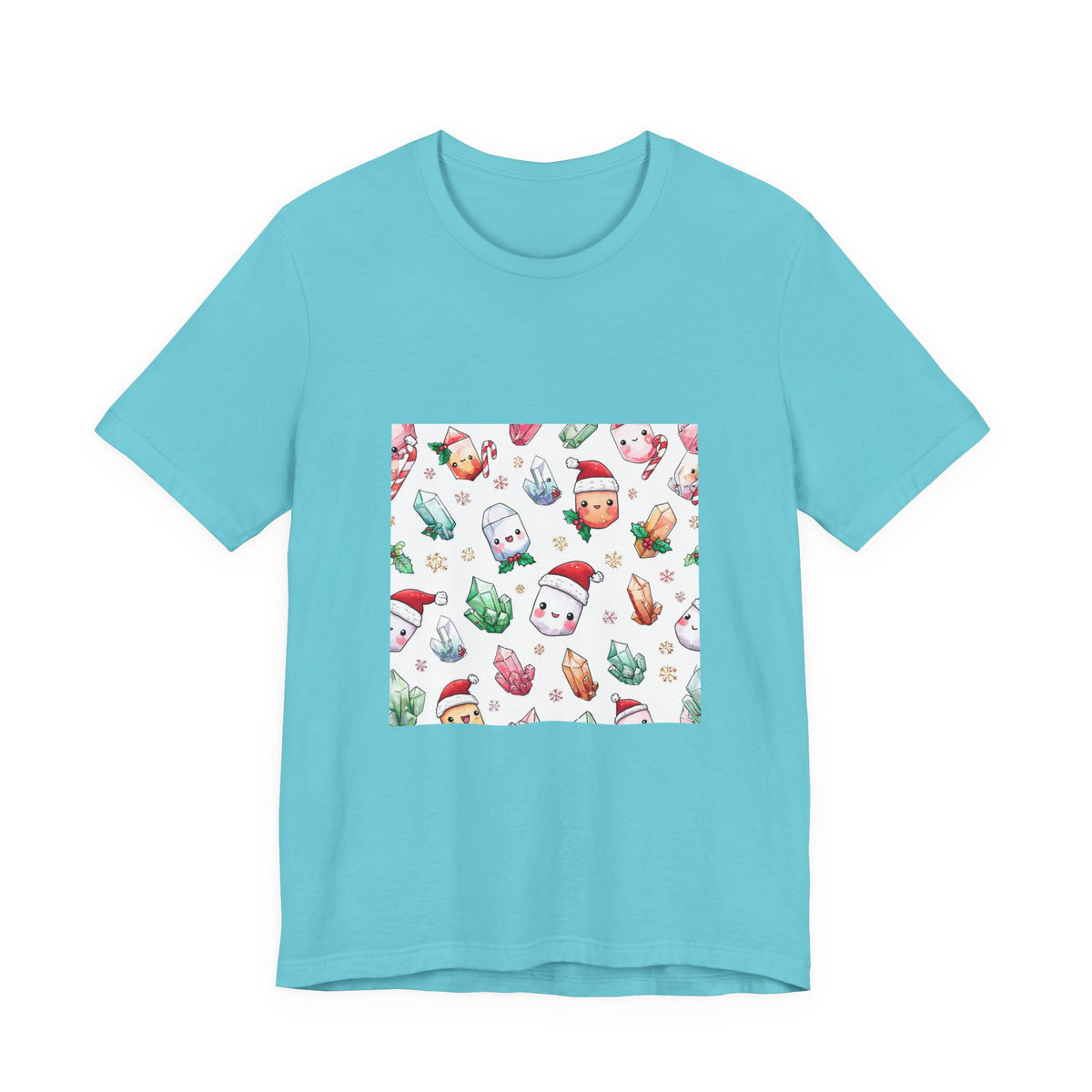 Pastel Christmas Crystal Friends T-Shirt | Forest & Ocean
