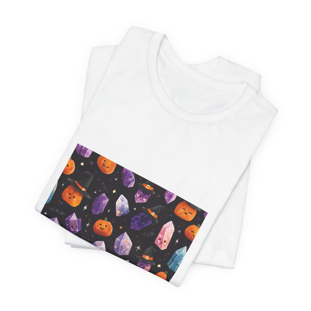 Halloween Crystal Party T-Shirt | Light Neutrals