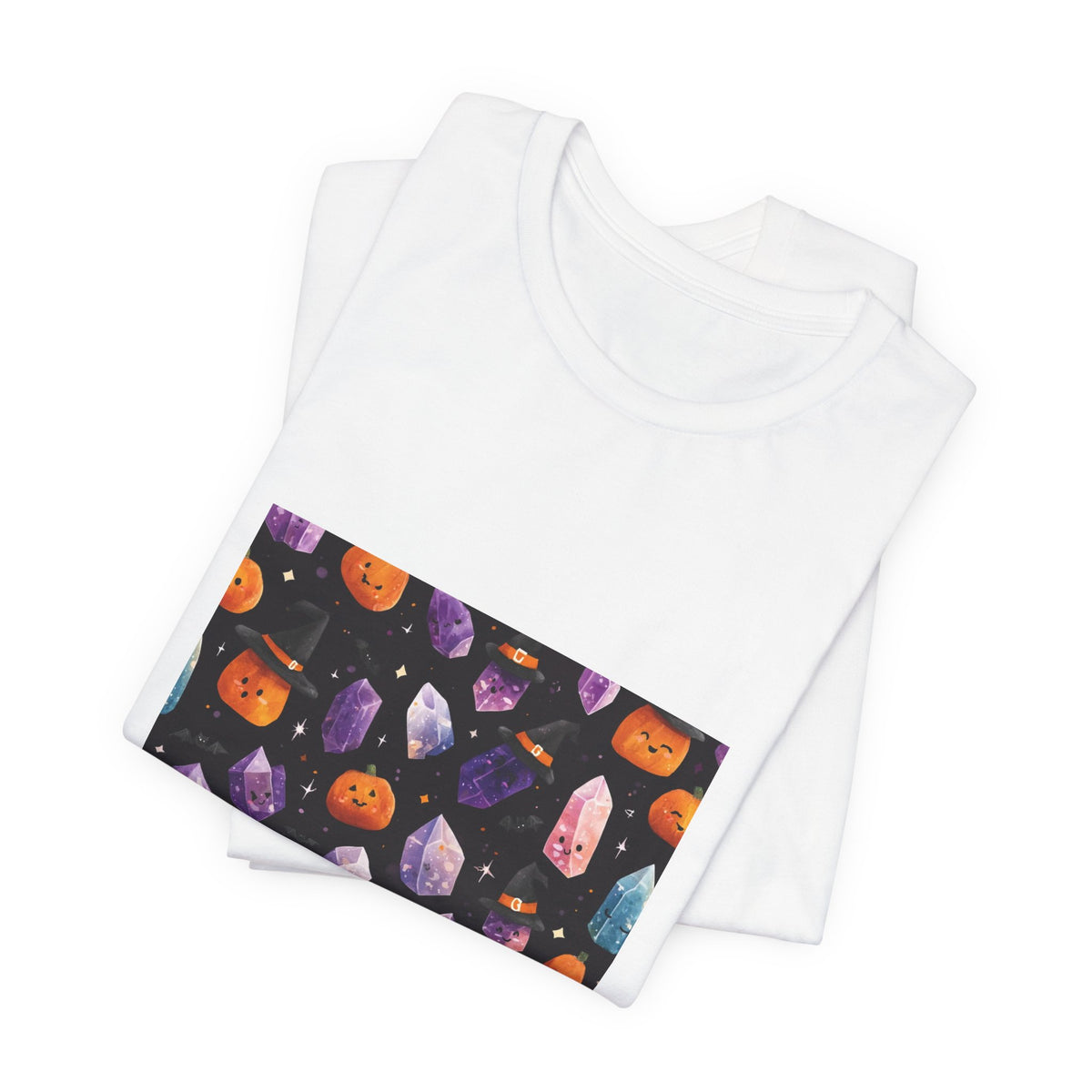Halloween Crystal Party T-Shirt | Light Neutrals