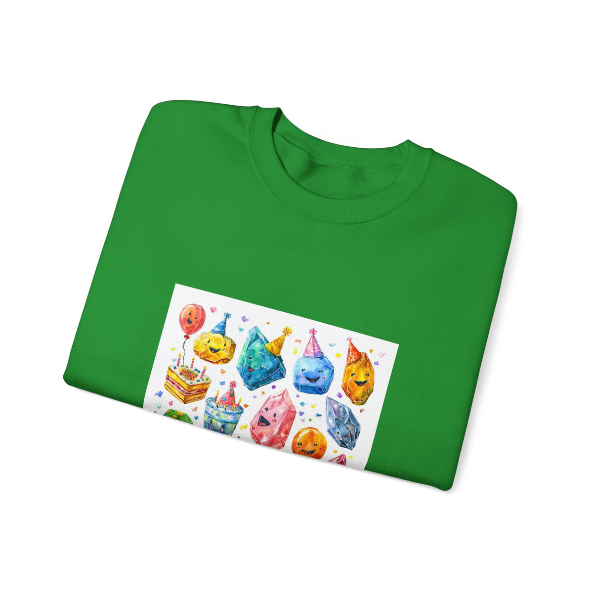 Crystal Birthday Party Crewneck | Earth Tones & Brights