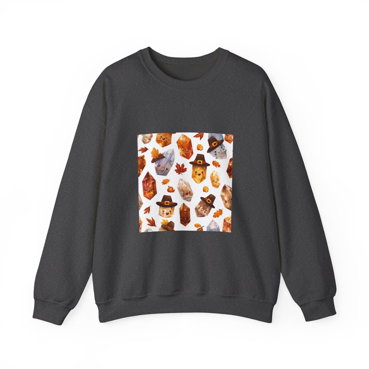 Thanksgiving Crystal Harvest Crewneck | Neutrals & Reds