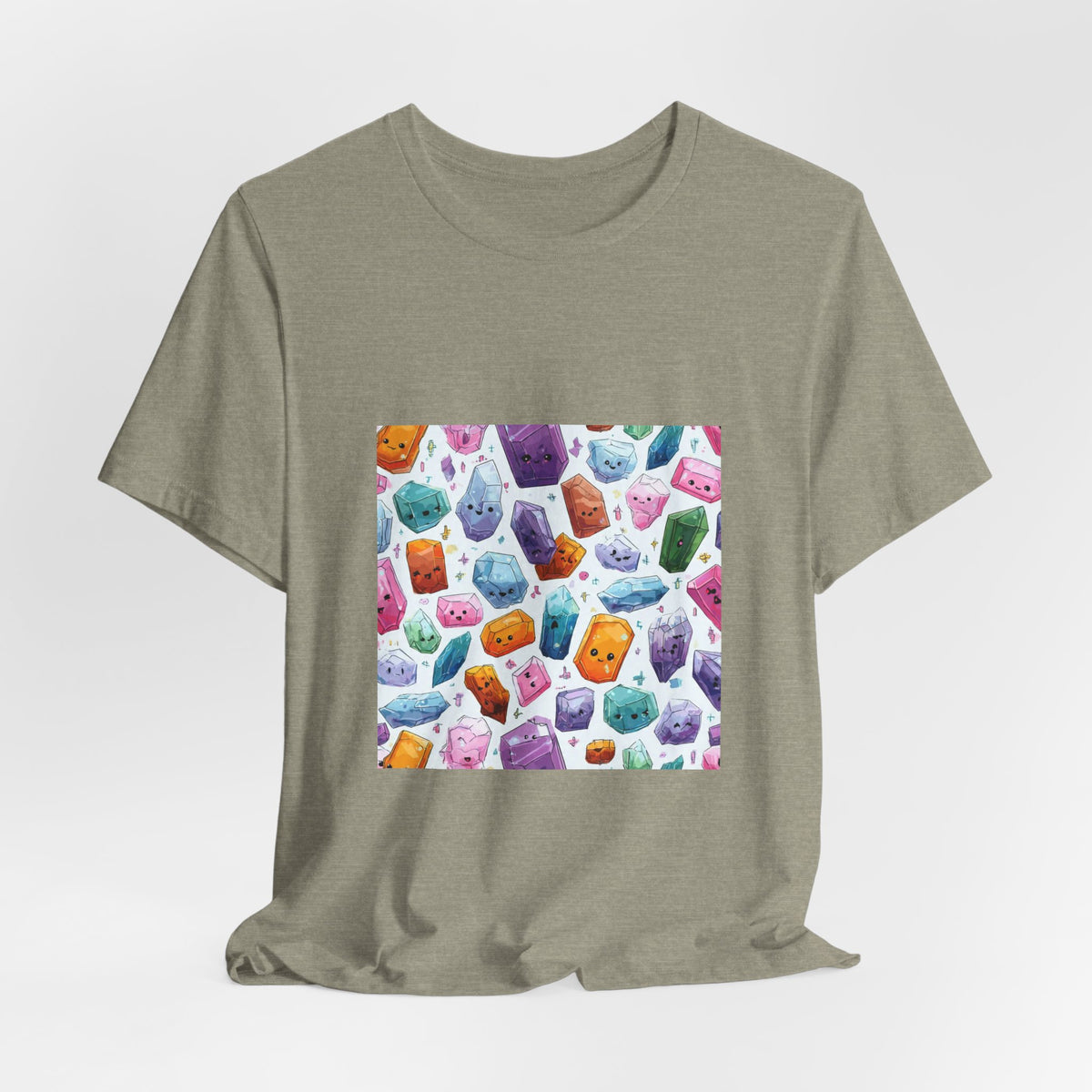 Pastel Crystal Friends T-Shirt | Light Neutrals