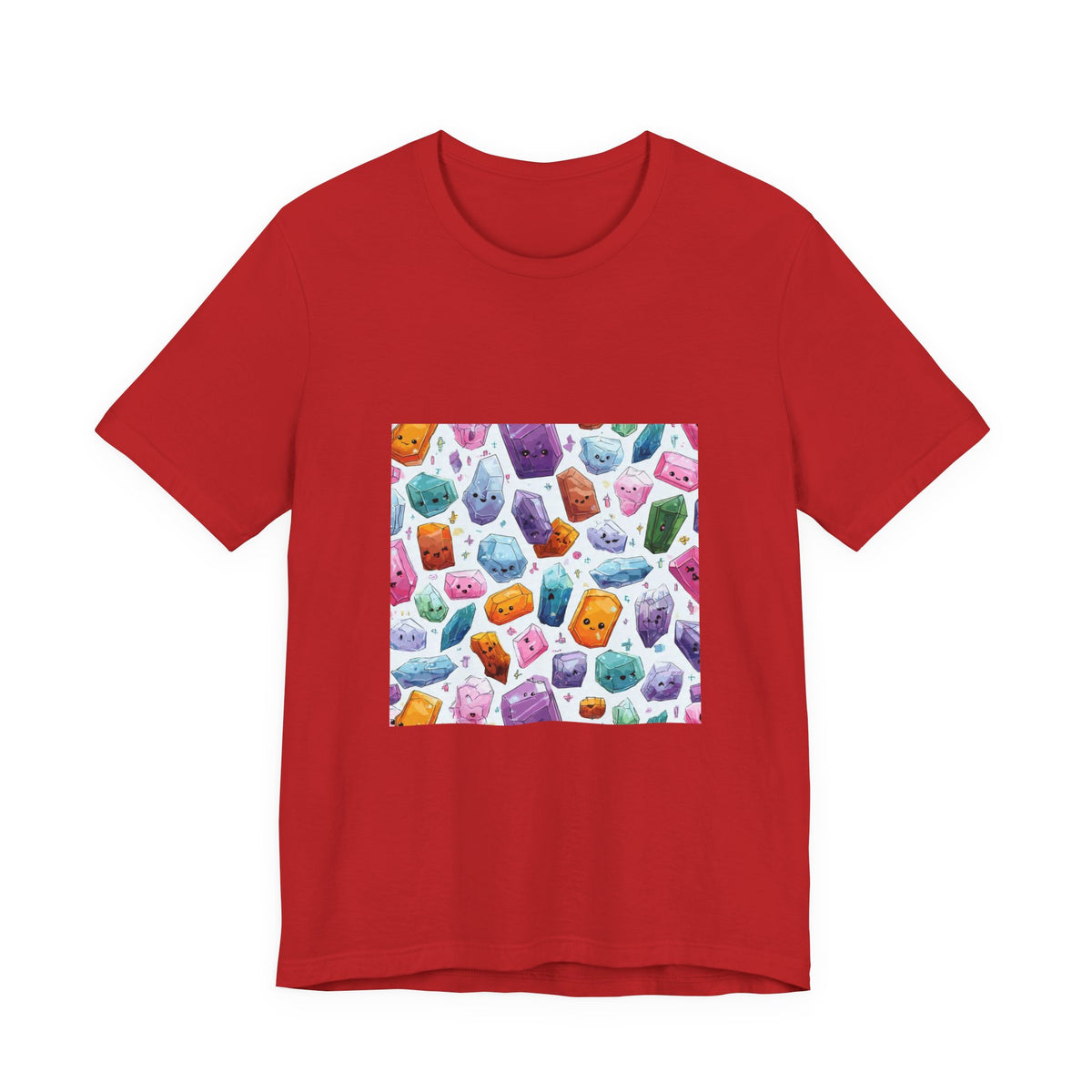 Pastel Crystal Friends T-Shirt | Dark Neutrals & Reds